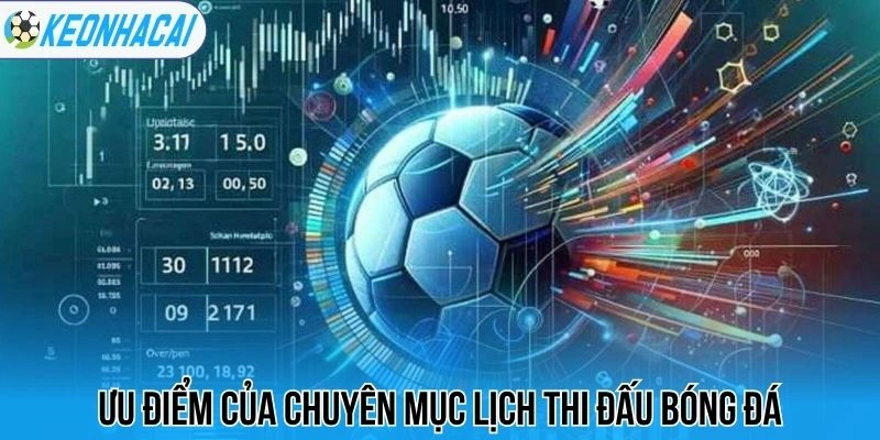 Lịch thi đấu bóng đá hôm nay 108 Ưu điểm của chuyên mục lịch thi đấu bóng đá