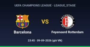 FC Barcelona vs Feyenoord Rotterdam
