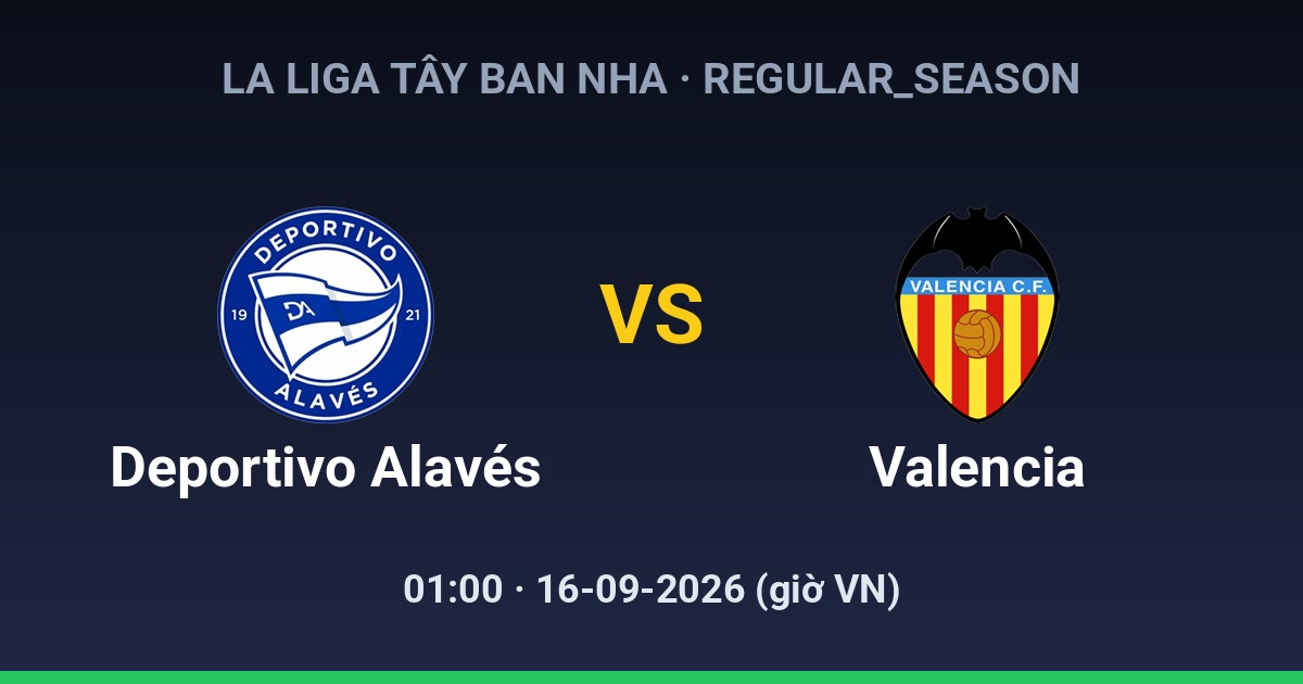 Deportivo Alavés vs Valencia CF