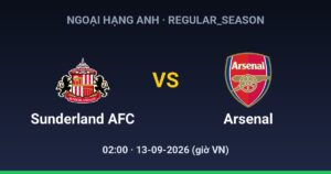 Sunderland AFC vs Arsenal FC